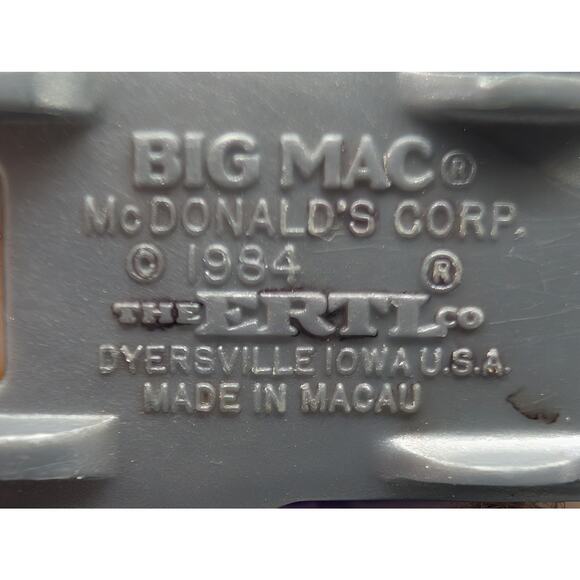 Big Mac & Hamburglar cars 1984 McDonald's toys - Picture 6 of 7